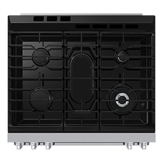 NSG80H/30 Air Fry Max and Pro-Style Design 6.0 cu.ft. Top Silver 