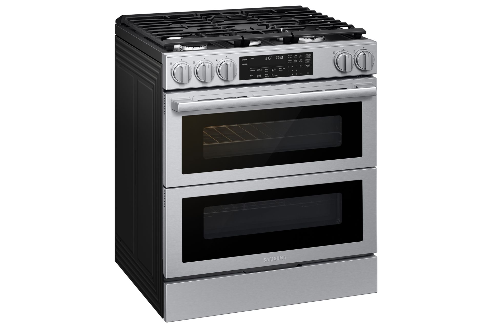 Gas Slide-In Range 90H Flex Duo™ | True Convection with Air Fry Max | Illuminated Precision Knobs 6.0 cu.ft.