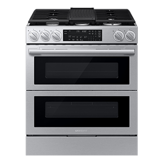 NSG90H/30_NSG90H60DRAA Air Fry Max and Pro-Style Design 6.0 cu.ft. Front-illuminated-Knob-On Silver 