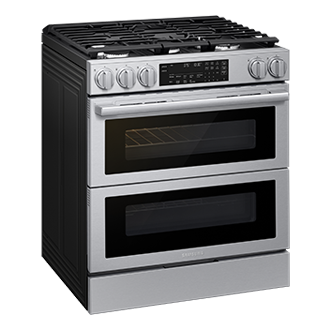 NSG90H/30_NSG90H60DRAA Air Fry Max and Pro-Style Design 6.0 cu.ft. L-Perspective Silver 