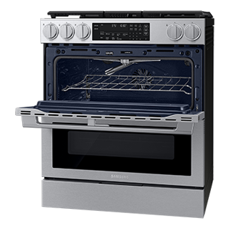 NSG90H/30_NSG90H60DRAA Air Fry Max and Pro-Style Design 6.0 cu.ft. Side-Perspective2 Silver 