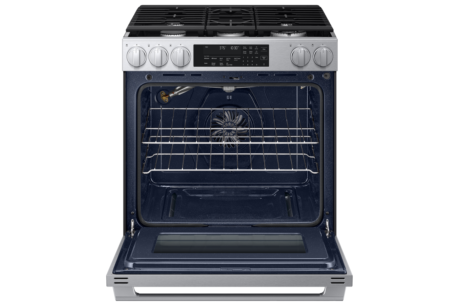 NSG90H/30 Air Fry Max and Pro-Style Design 6.0 cu.ft. Front-Open Silver 