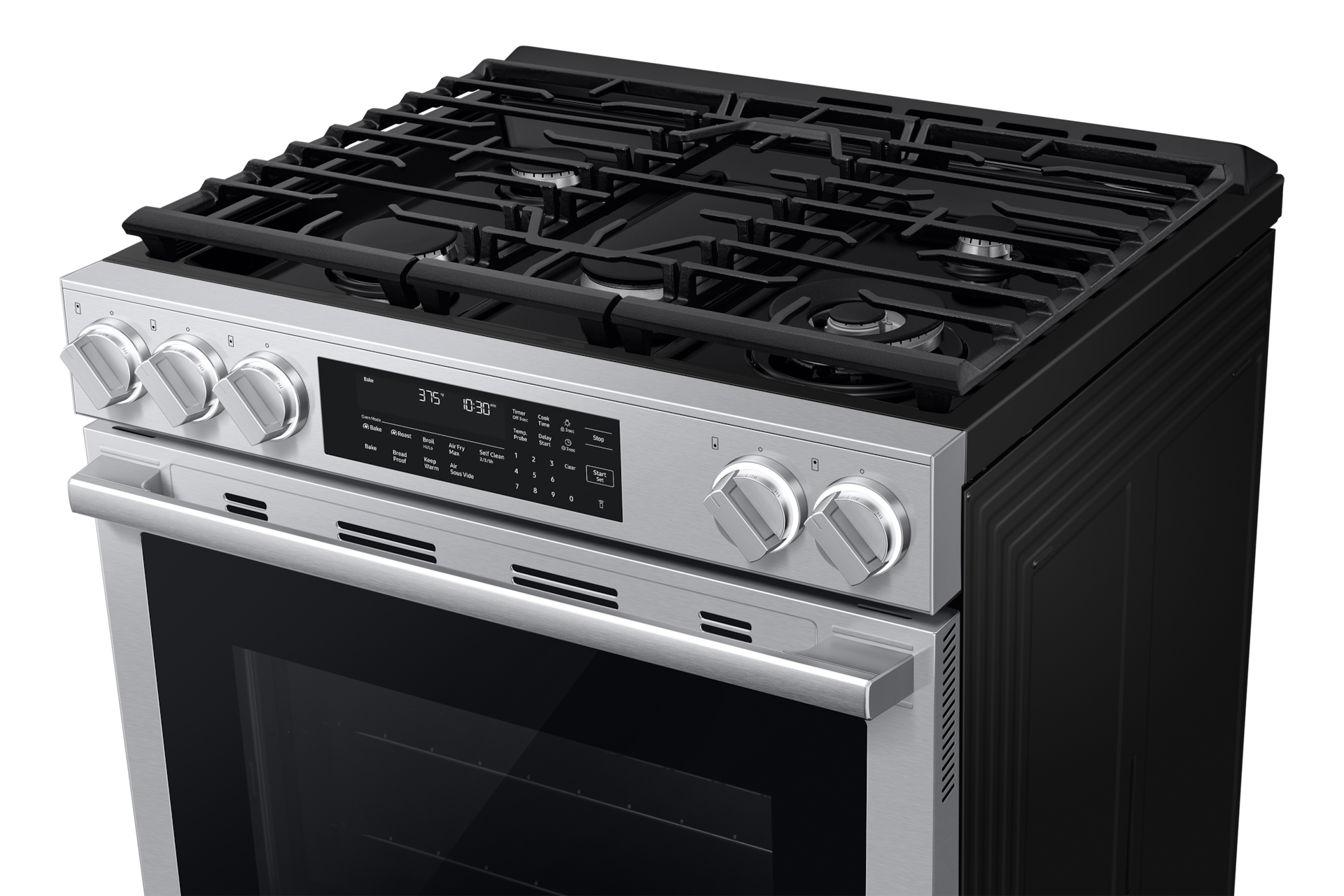 NSG90H/30 Air Fry Max and Pro-Style Design 6.0 cu.ft. Detail1 Silver 