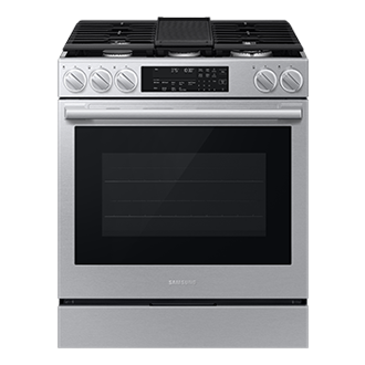 NSG90H/30 Air Fry Max and Pro-Style Design 6.0 cu.ft. Front-illuminated-Knob-On Silver 