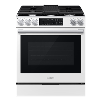 NSG90H/30 Air Fry Max and Pro-Style Design 6.0 cu.ft. Front-illuminated-Knob-On White 