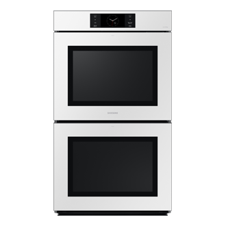 NQ70CB700D12AA by Samsung - Bespoke 30 Microwave Combination Wall Oven  with with Flex Duo™ in White Glass