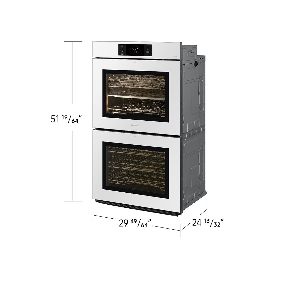 10.2 cu. Ft. Bespoke 7 Series Double Wall Oven with AI Camera, Flex Duo, and Steam Cook | Samsung Canada