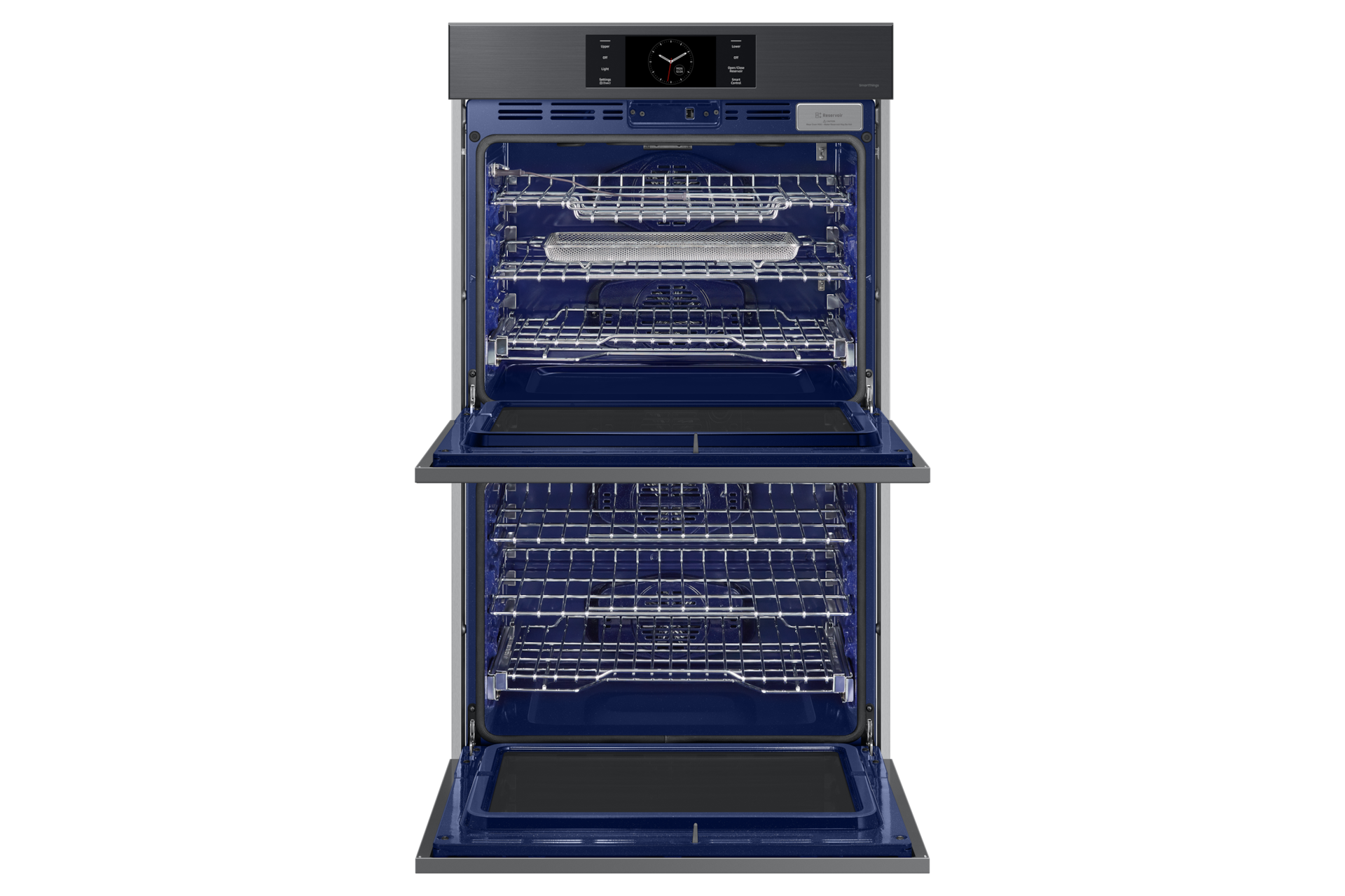 front-open-rack-with-ari-fry-tray Black
