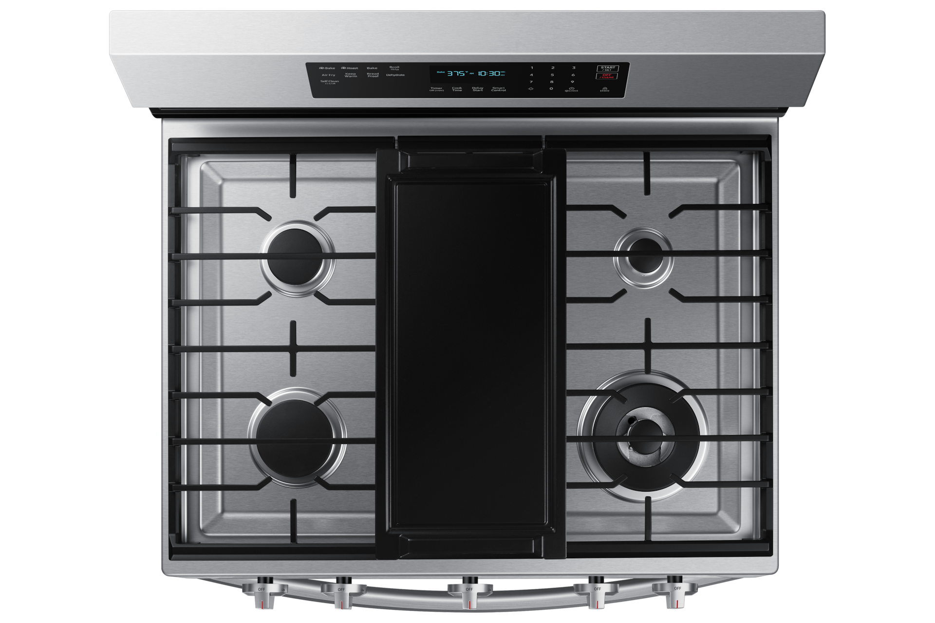 30" 6.0 cu. Ft. Smart Gas Freestanding True Convection Range with Air Fry | Samsung Canada