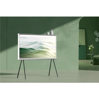 Inch The Serif LS01D QLED 4K 360 All Round Design Smart TV (2024) White | Samsung Canada