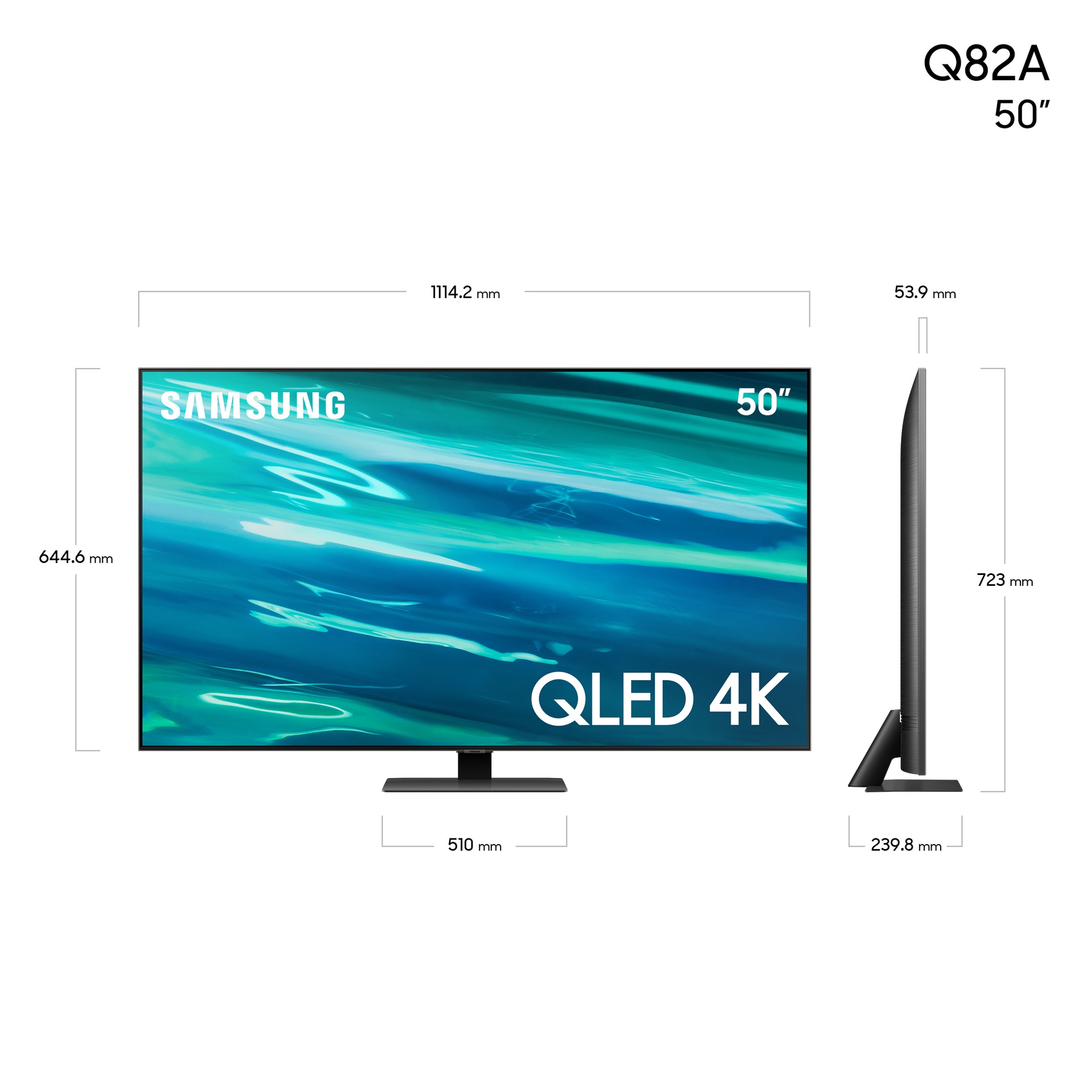 Image of Samsung 50  2021 Q82A 4K Smart QLED TV