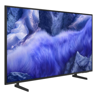 55" QLED QEF1 4K Vision AI Smart TV (2025) Titanium Gray