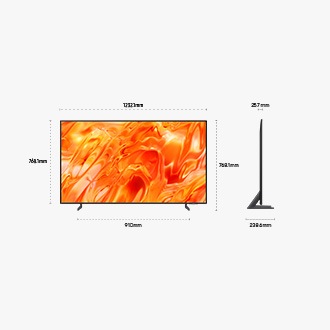 55" Neo QLED QN70H 4K Samsung Vision AI Smart TV (2026) Black