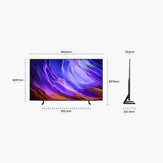 65" OLED S85H 4K Samsung Vision AI Smart TV (2026) Graphite