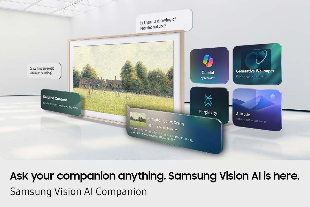 75" The Frame Pro LS03HW 4K Samsung Vision AI Smart TV (2026) Black