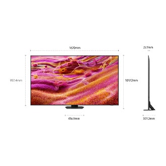 75" Neo QLED 4K QN90F Vision AI Smart TV (2025) Black