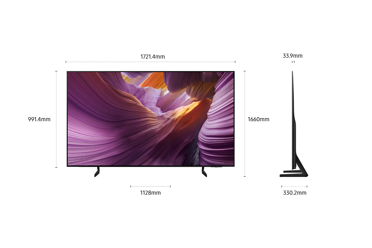 77 Inch OLED S85F 4K Vision AI Smart TV (2025) QN77S85FAEXZC | Samsung Canada