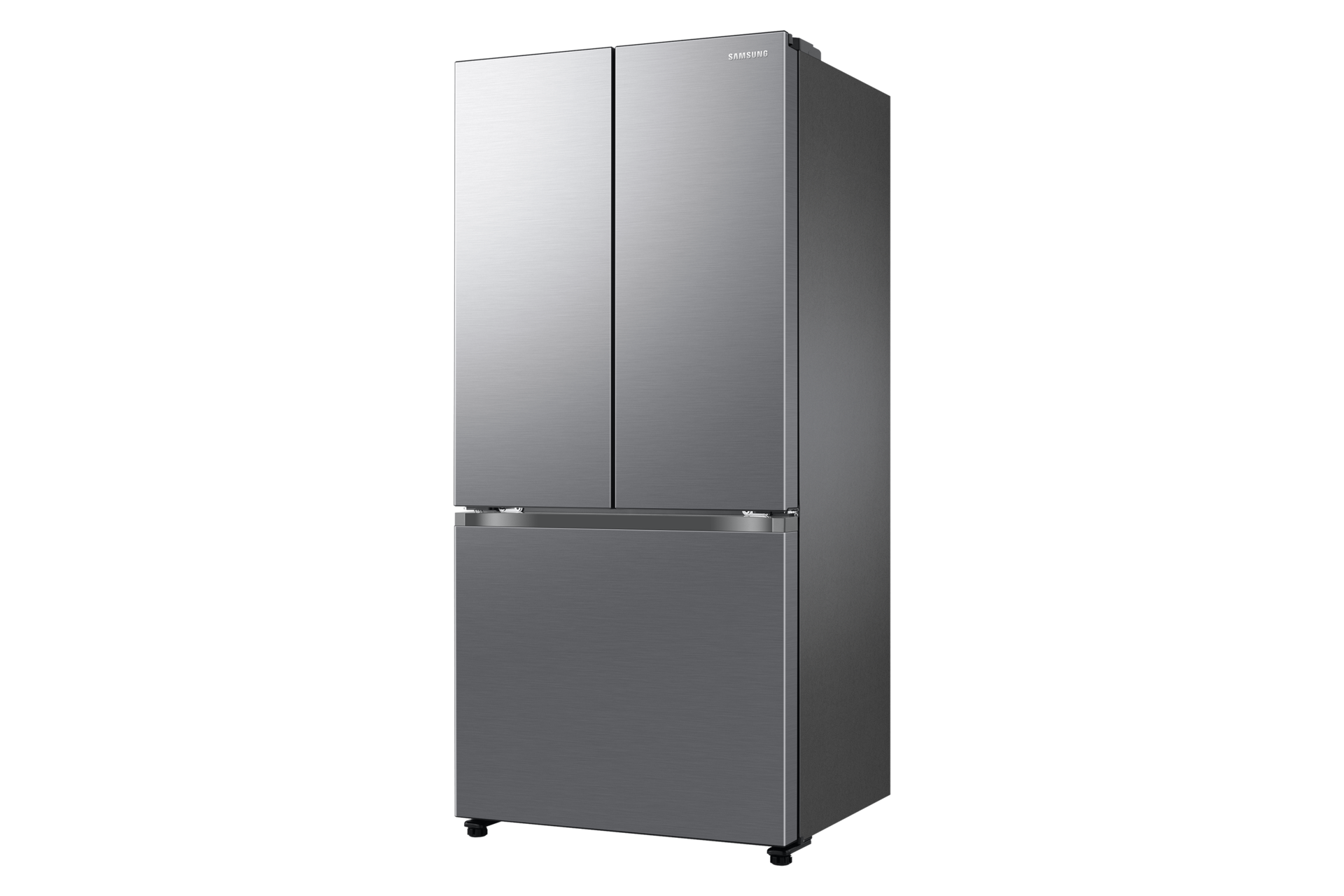 Samsung 18 cu. ft. Smart Counter Depth 3-Door French Door Refrigerator in Fingerprint Resistant Stainless Look(RF18A5101S9/AA) on Fridge.com
