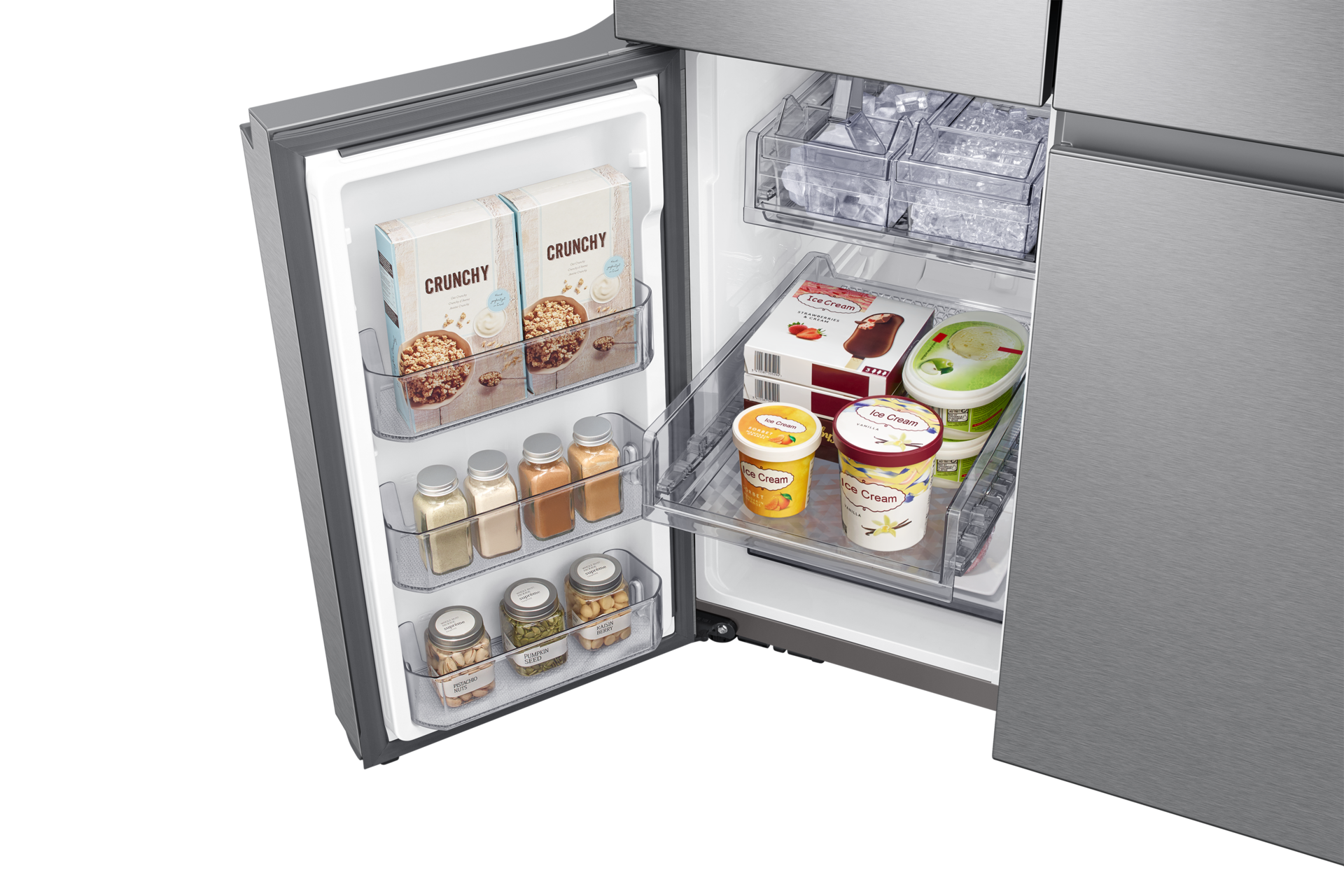 freezer-ice-bucket Silver