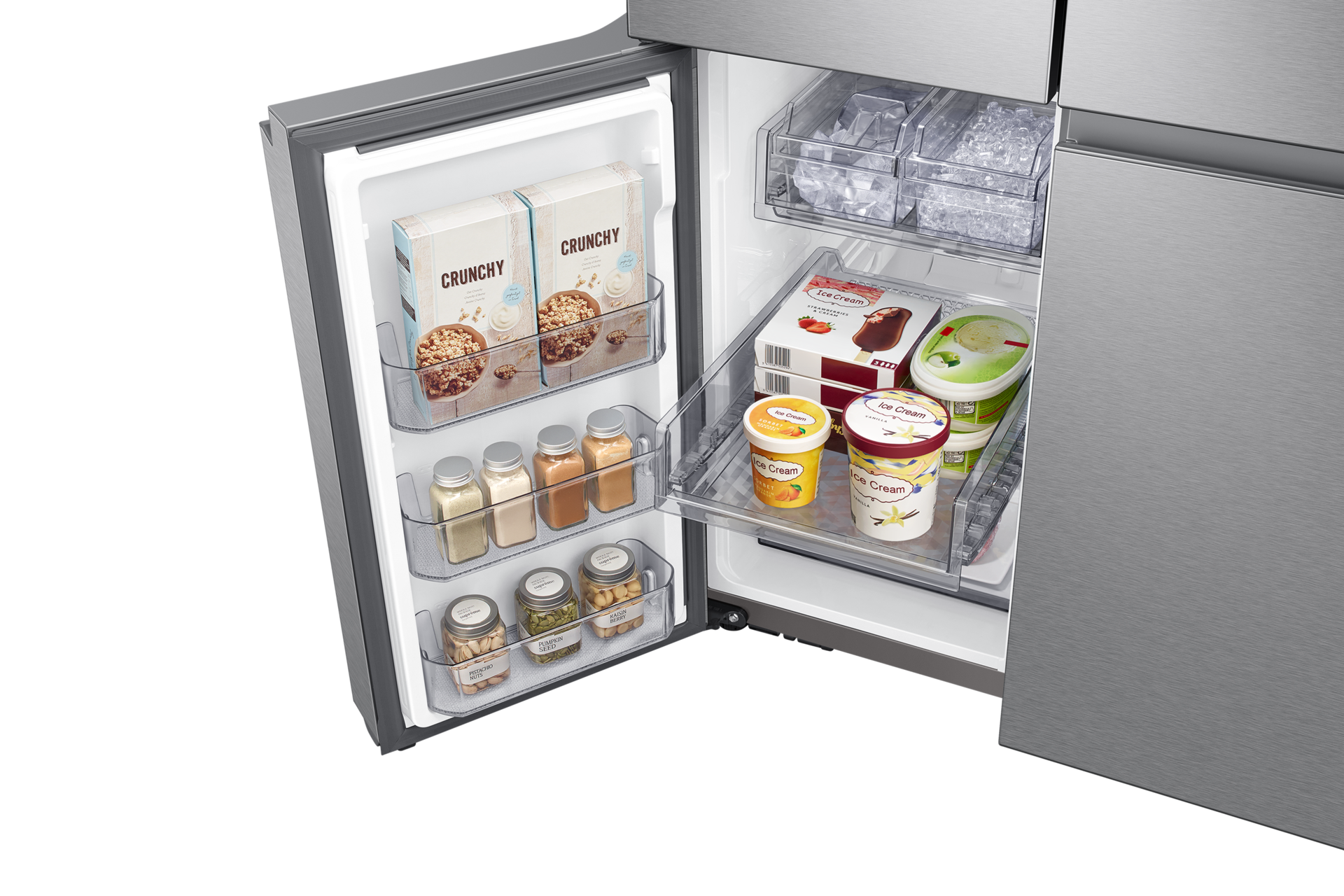 freezer-ice-bucket Silver