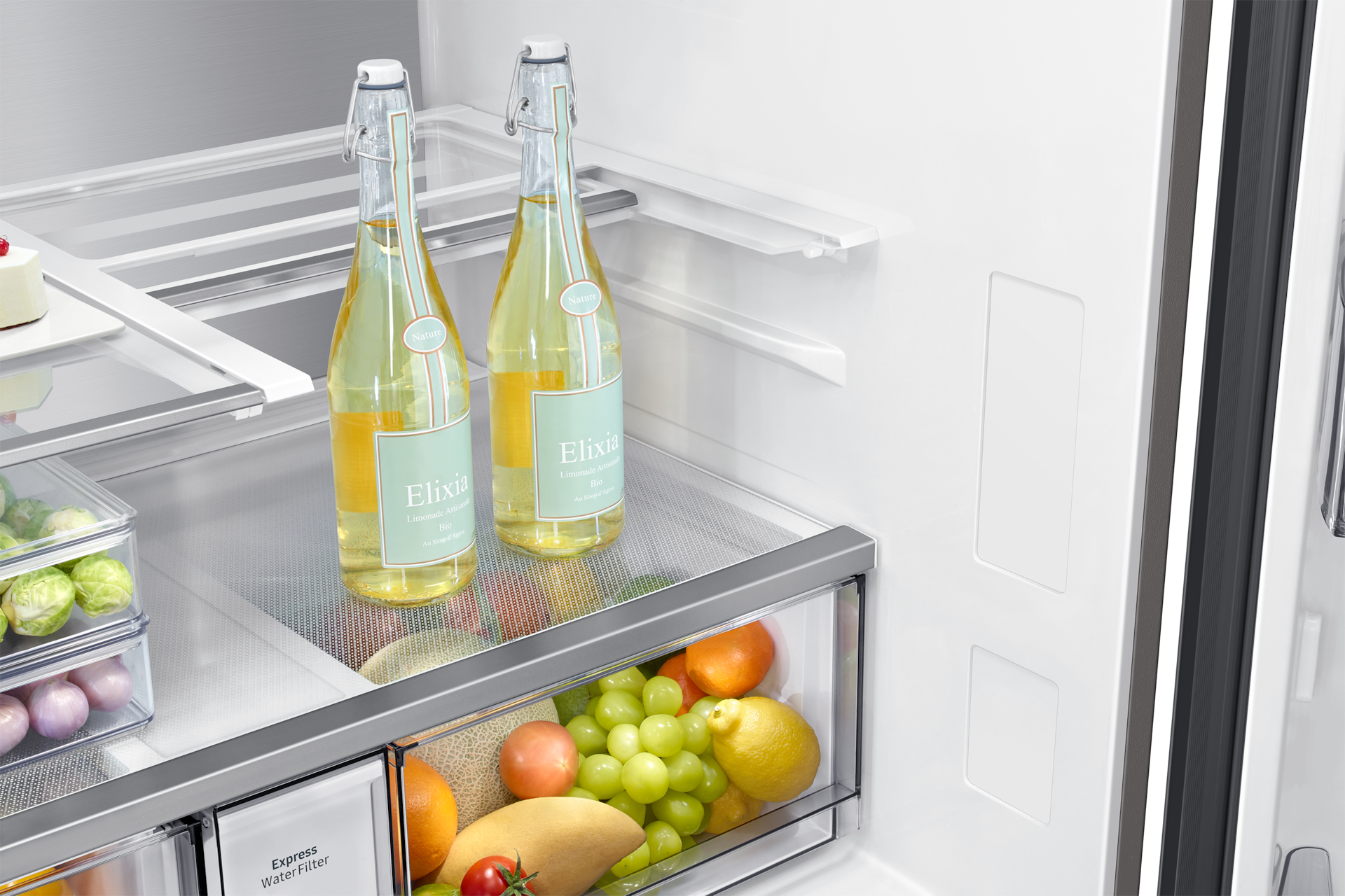 slide-in-shelf Clean White