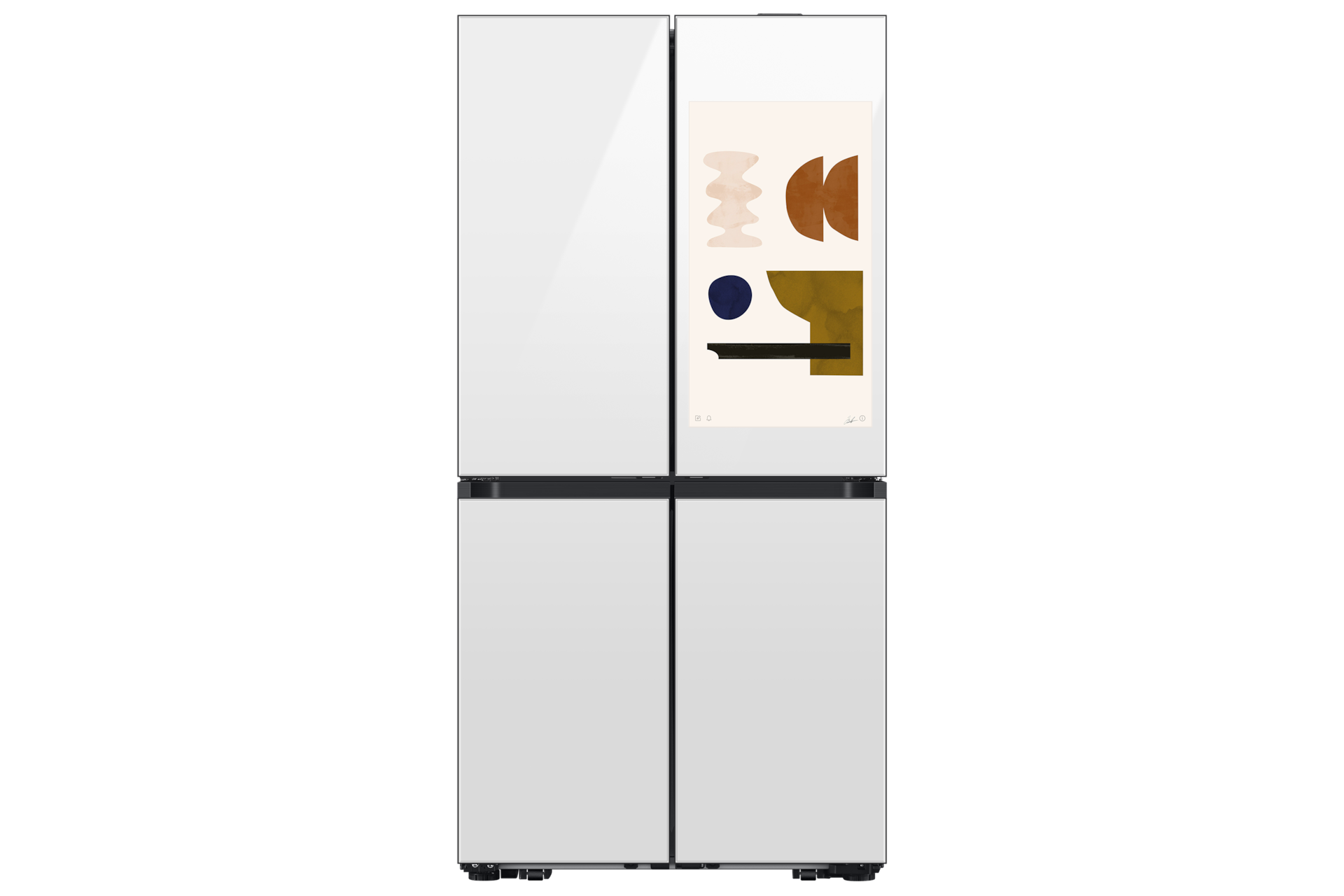 Image of Samsung 36  23 cu.ft. Bespoke Counter Depth 4-Door Flex Refrigerator with Family Hub