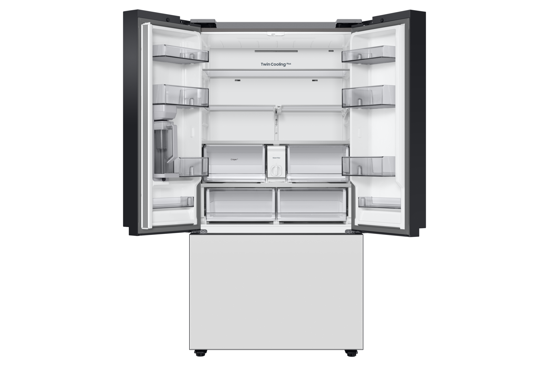 front-open White