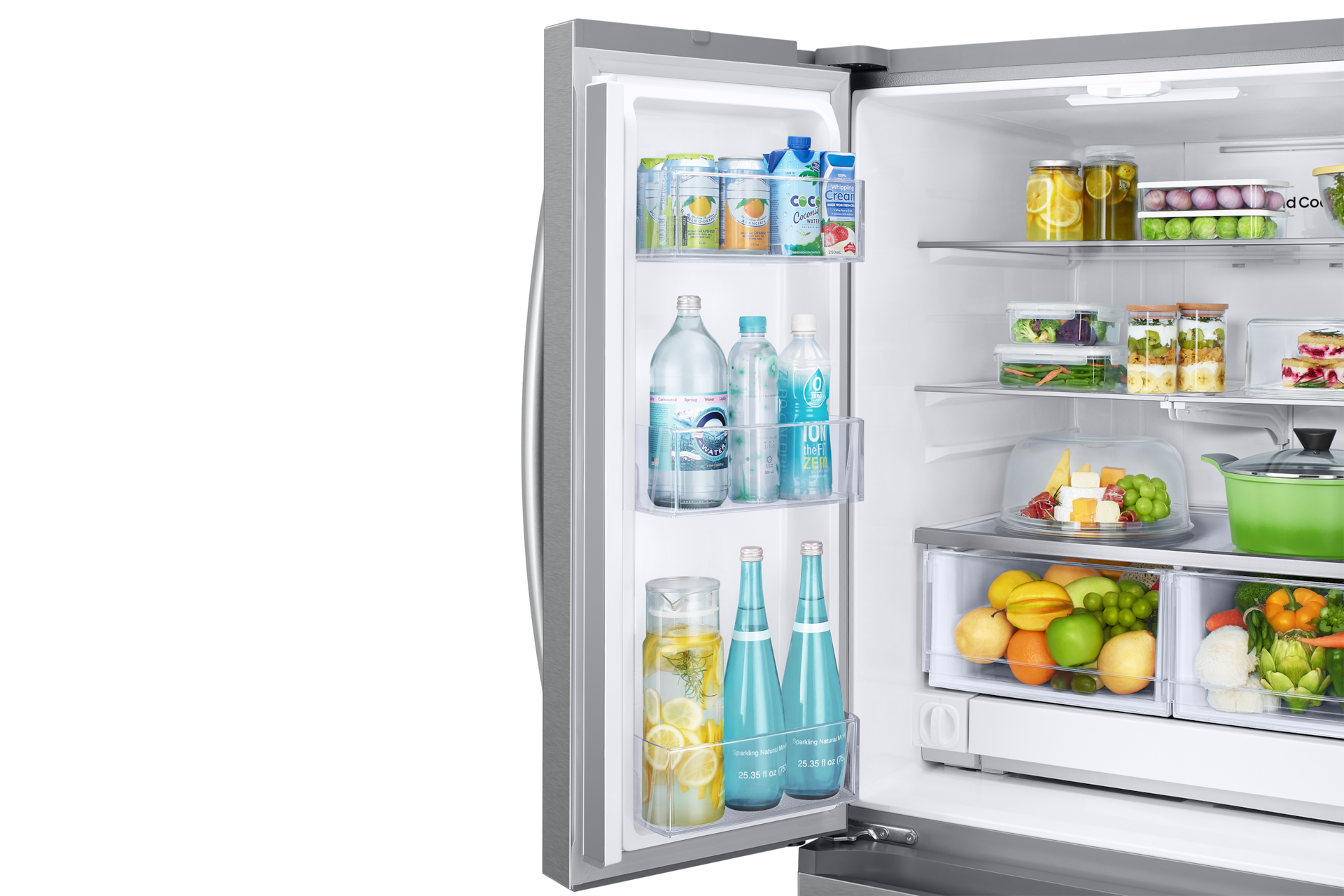 RF5000_RF25C5A01SRAA Beverage Center 24.5 cu.ft Left-Door Silver 