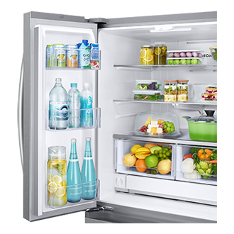RF5000_RF25C5A01SRAA Beverage Center 24.5 cu.ft Left-Door Silver 