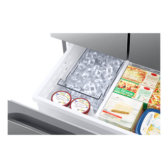 RF5000_RF25C5A01SRAA Beverage Center 24.5 cu.ft Single-Ice-Maker Silver 