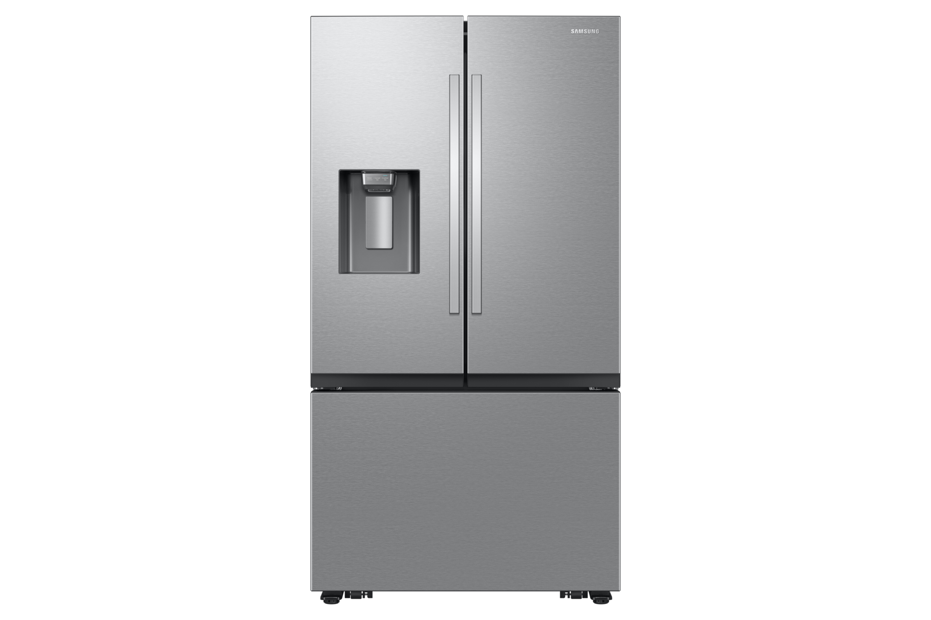 36" 3Door French Door Counter Depth Refrigerator with External Ice and Water Dispenser and Dual