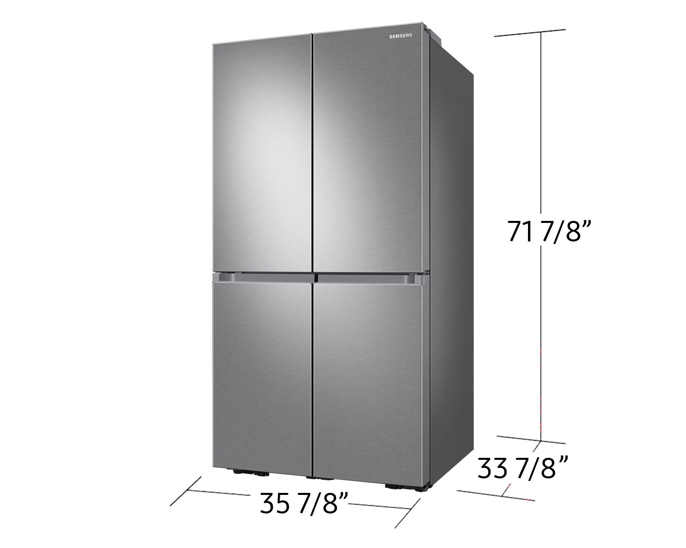 4-Door French Door Refrigerator Beverage Center™ | Dual Auto Ice Maker 29 cu.ft. Silver