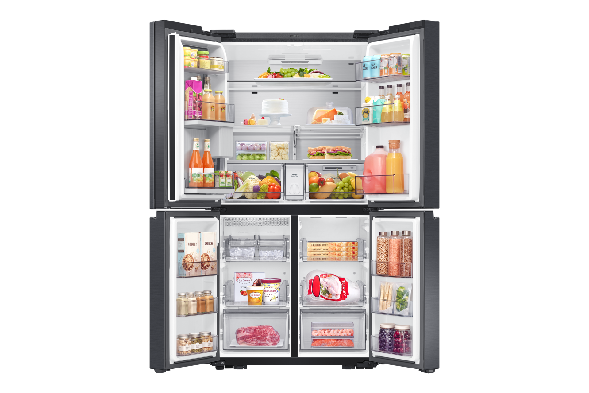 front-open-with-food Black