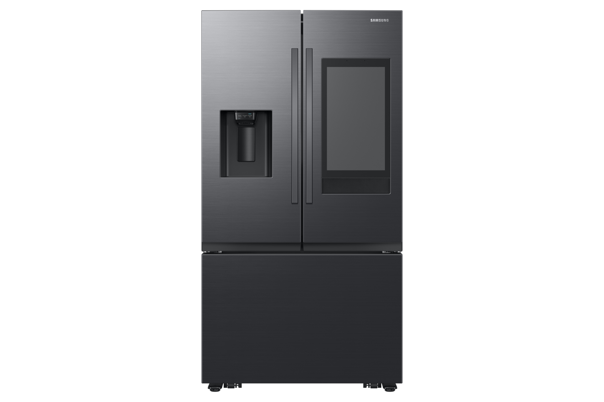 Image of Samsung 36  3-Door French Door with Family Hub and External Ice and Water Dispenser