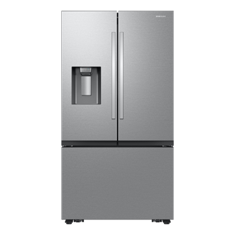 Samsung Bespoke AI 3-Door French Door Refrigerator RF60 Jumbo S | External Water & Ice Dispenser | Sphere Ice 26 cu.ft.
