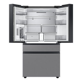 RF90F/36 French Door Refrigerators with Dual Auto Ice Maker Front-Open1 Stainless Steel 