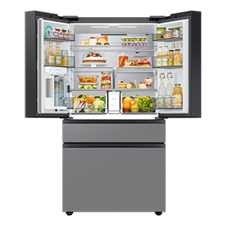 RF90F/36 French Door Refrigerators with Dual Auto Ice Maker Front-Open-Food Stainless Steel 