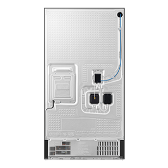 RF90F/36 French Door Refrigerators with Dual Auto Ice Maker Back Stainless Steel 