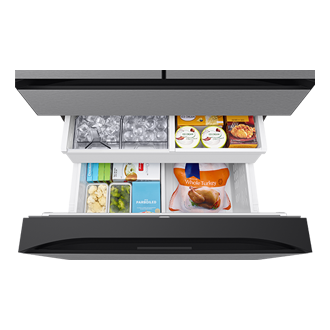 RF90F/36 French Door Refrigerators with Dual Auto Ice Maker Freezer-Dynamic-Food Stainless Steel 