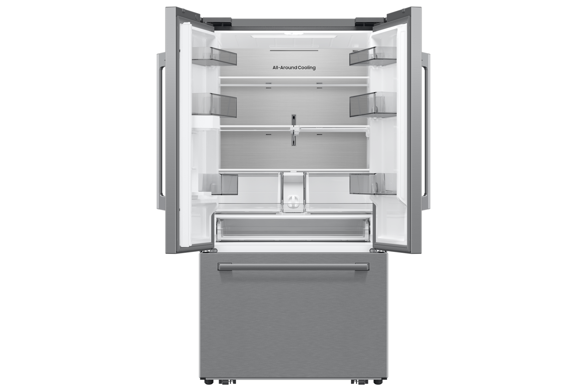 French Door Internal dispenser Zero clearance fit with SpaceMax 28.5 cu.ft Front-Open Silver 
