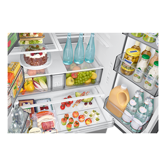 French Door Internal dispenser Zero clearance fit with SpaceMax 28.5 cu.ft Pantry-Display Silver 