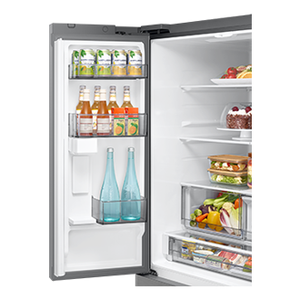 French Door Internal dispenser Zero clearance fit with SpaceMax 28.5 cu.ft Left-Door Silver 