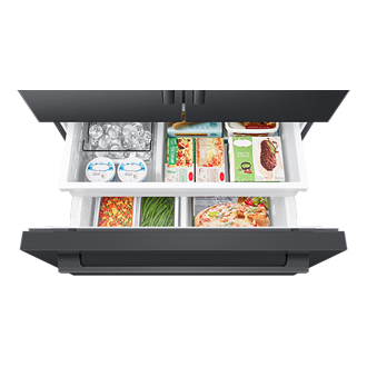 French Door Zero clearance fit with SpaceMax 28.5 cu.ft Freezer-Dynamic Black 