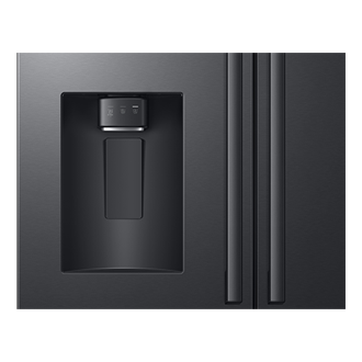 French Door Zero clearance fit with SpaceMax 28.5 cu.ft External-Water-and-ice-Dispenser Black 