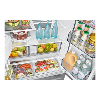 French Door Zero clearance fit with SpaceMax 28.5 cu.ft Pantry-Display Black 