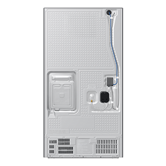 French Door Zero clearance fit with SpaceMax 28.5 cu.ft Back Black 