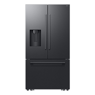 Samsung Bespoke AI 3-Door French Door Refrigerator RF70 Glam Zero Clearance Fit External Water & Ice Dispenser 29 cu.ft.
