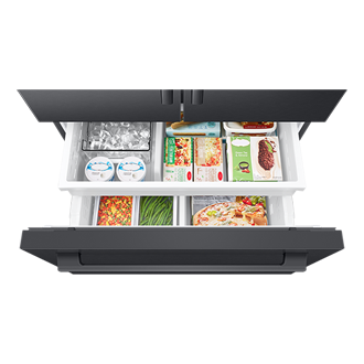 French Door Internal dispenser Zero clearance fit with SpaceMax 28.5 cu.ft Freezer-Dynamic Black 
