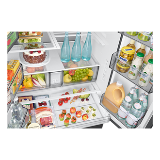 French Door Internal dispenser Zero clearance fit with SpaceMax 28.5 cu.ft Pantry-Display Black 