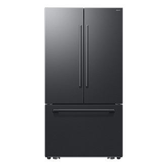 Samsung Bespoke AI 3-Door French Door Refrigerator RF70 Sleek Zero Clearance Fit In-Door Tall Dispenser 29 cu.ft.